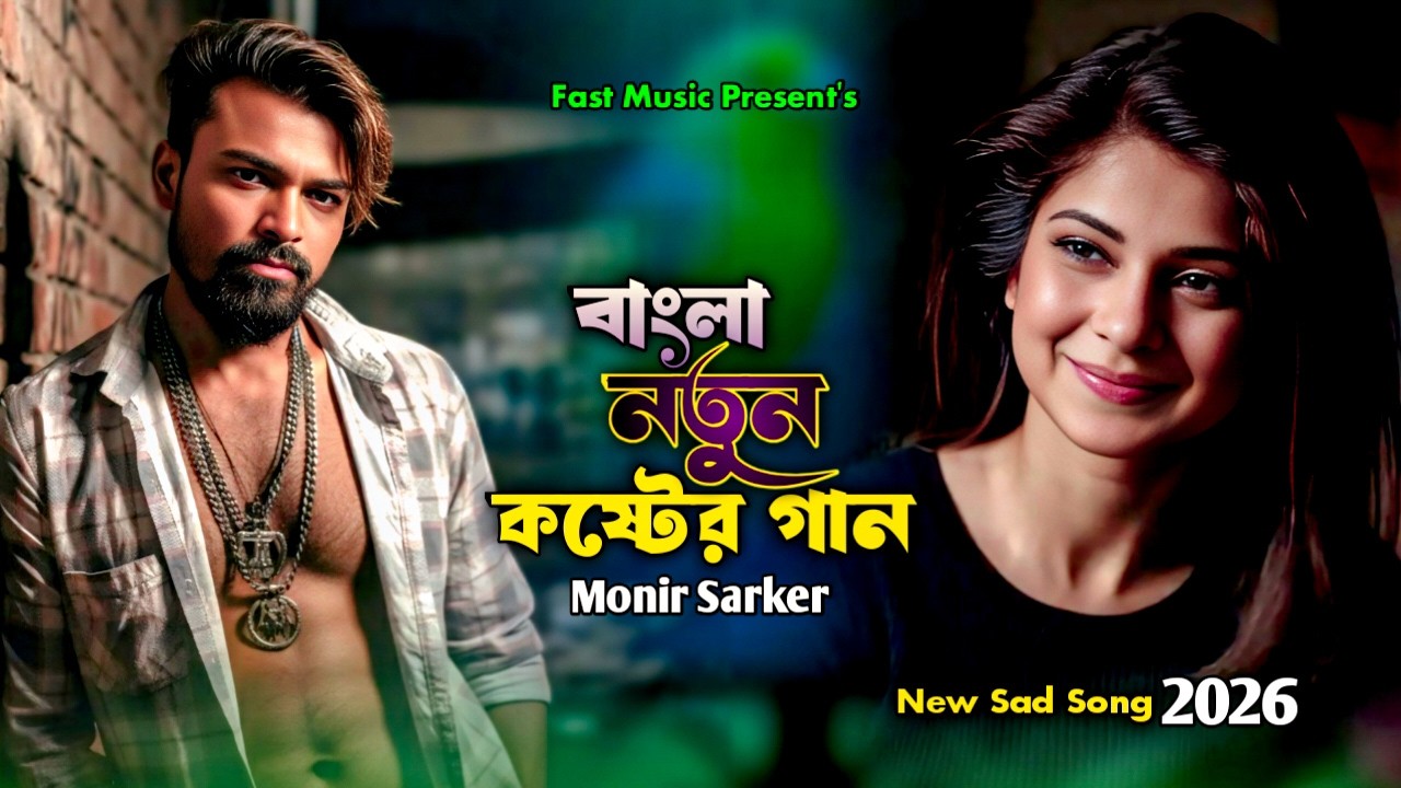 বাংলা নতুন কষ্টের গান😭Monir Sarker🔥Superhit Dukher Gan😭আমার দুই চোখেতে পদ্মা নদী🔥Bangla New Sad Song