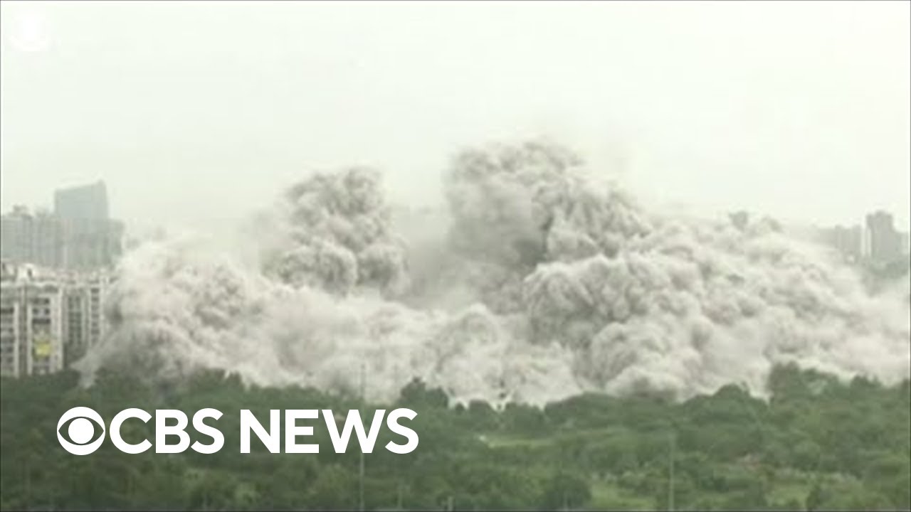 High-rise towers get imploded after 12-year legal fight in India