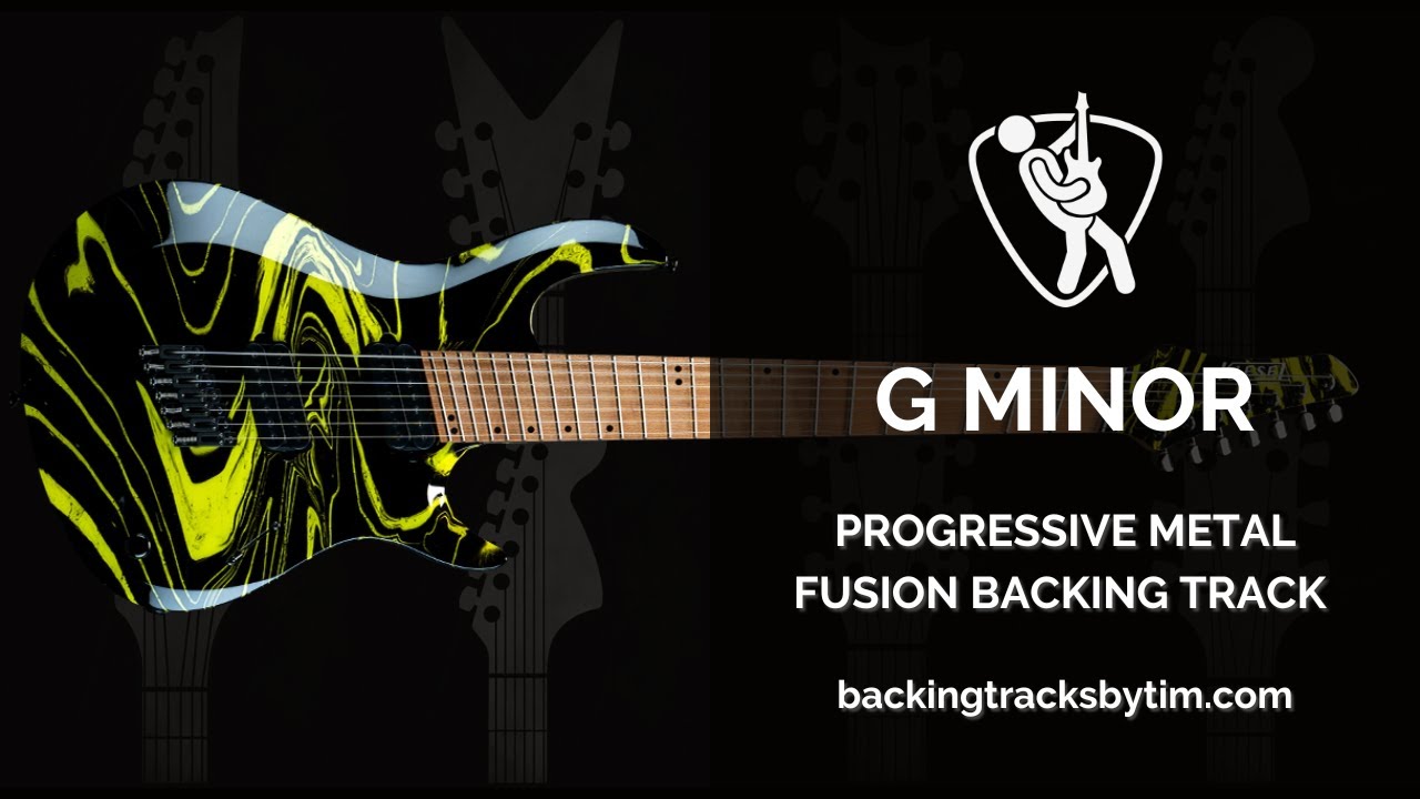 Progressive Metal Fusion Backing Track in G Minor | 95 BPM