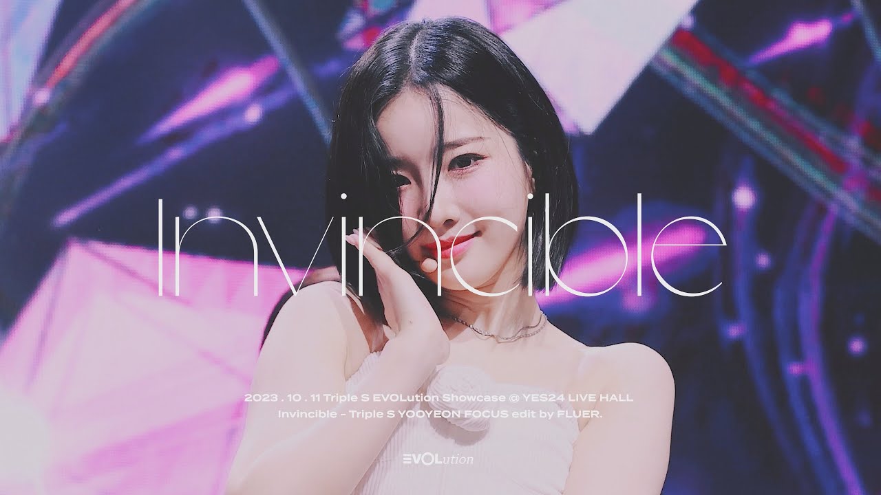 231011 tripleS 트리플에스 EVOLution 에볼루션 쇼케이스 김유연 YOOYEON Invincible focus fancam.