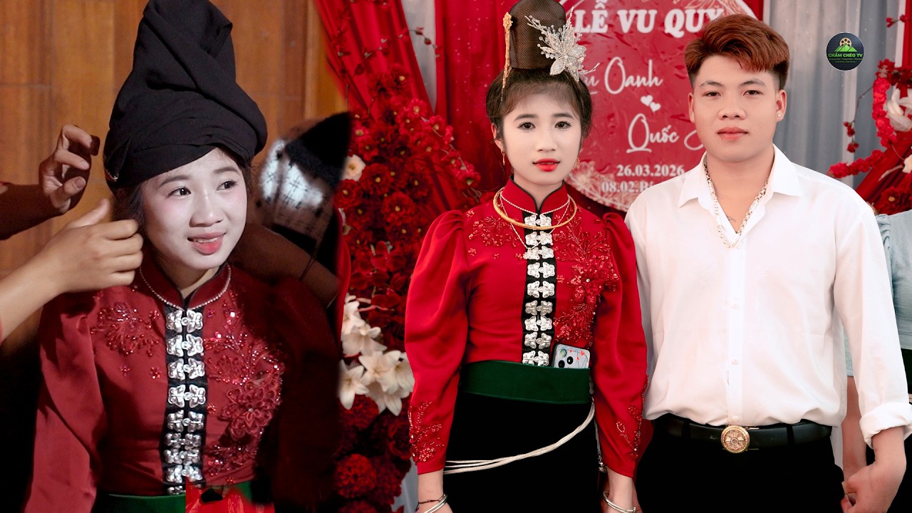 Đ&Aacute;M CƯỚI NGƯỜI TH&Aacute;I PHI&Ecirc;NG PẰN | LỄ VU QUY KIỀU OANH & QUỐC AN TẠI BẢN LẠN, CHIỀNG LƯƠNG CŨ.