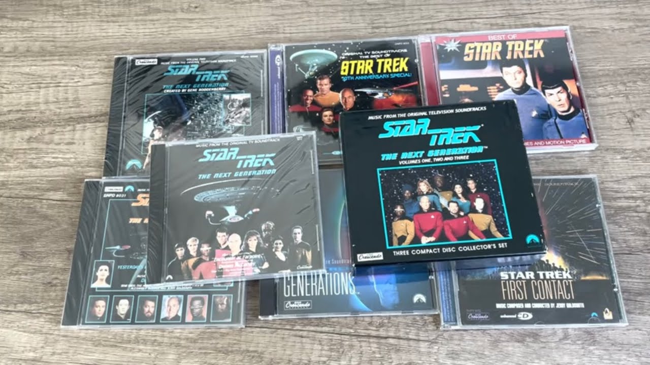 My #startrek CD Collection So Far…