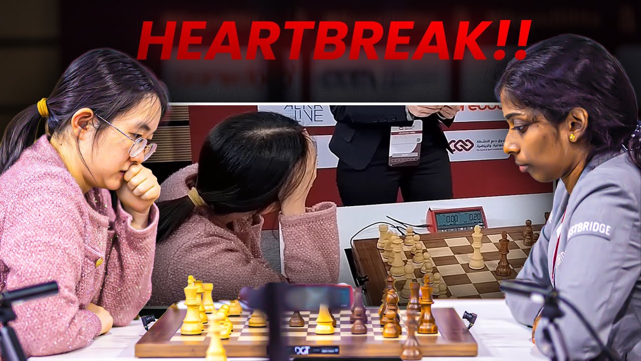 Grandmaster BLUNDERS Checkmate in two?! | Tan Zhongyi vs Vaishali R | Women's World Rapid 2025