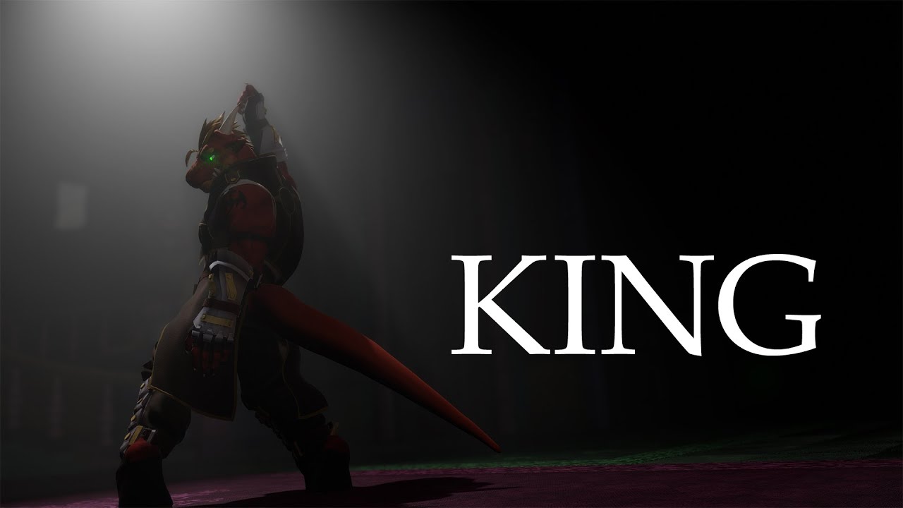 【MMD】 KING  (English Cover) 【Delga】