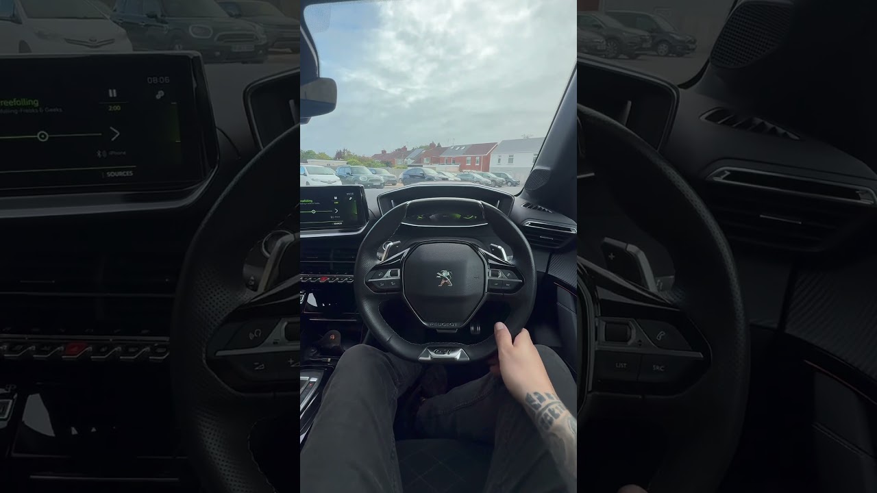 Peugeot 208 GT 2022 you can&rsquo;t see the speedo 😬
