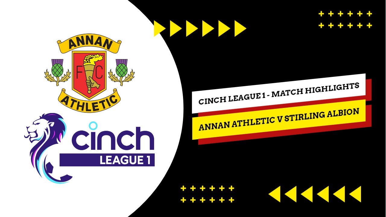 HIGHLIGHTS | Annan Athletic 2 - 1 Stirling Albion | cinch League One