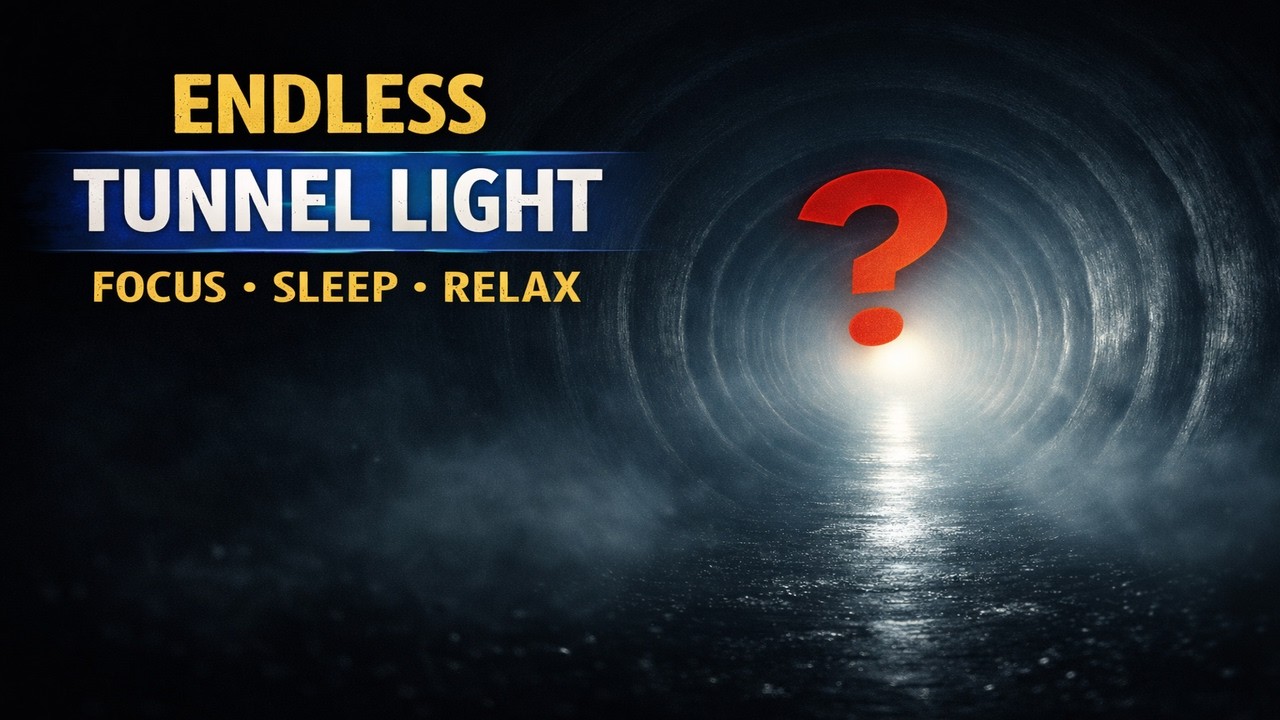 Your Brain Wants This to End (But It Won’t) | Endless Tunnel Light for Deep Focus, Sleep, Relaxation