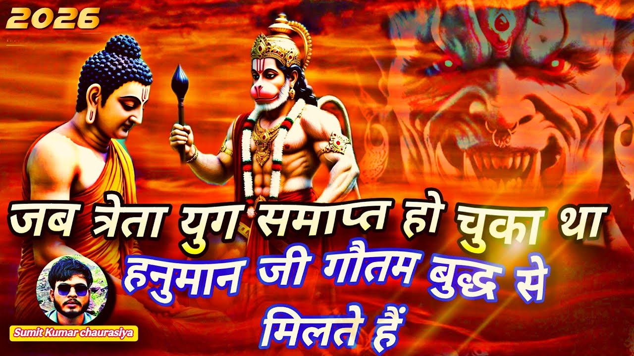 Treta Yug jab khatm hone wala tha tab Kalyug aarambh ho chuka tha Hanuman ji aur Gautam  #kahani 