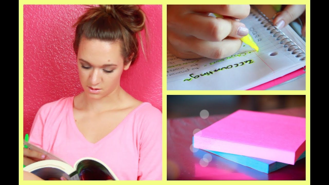 Back to School ♡ Study and Organization Tips