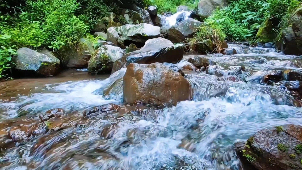 Natural River Flow for Quiet Mind
