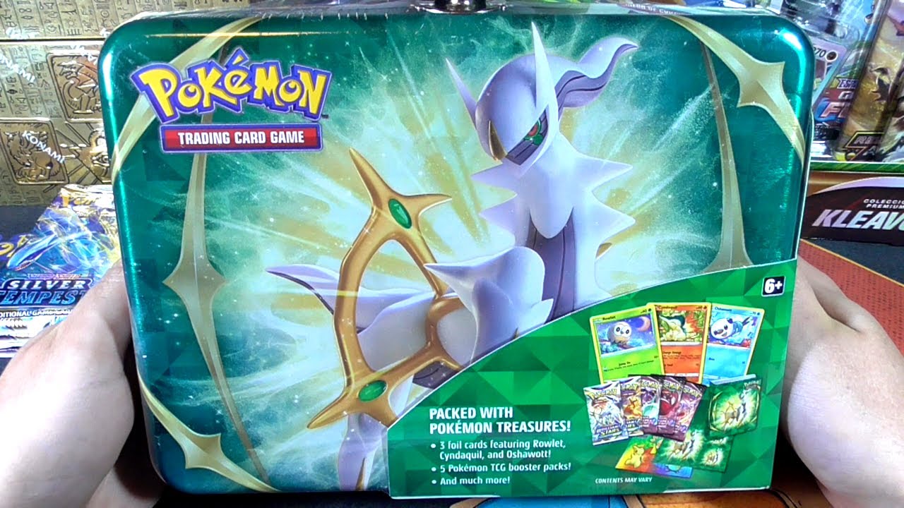 APERTURA DE CARTAS POKÉMON COFRE ARCEUS Y TEMPESTAD PLATEADA