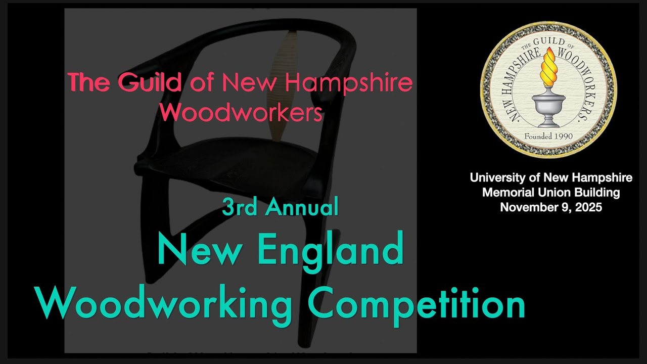 The 3rd Annual New England Woodworking Competition, November 9, 2025