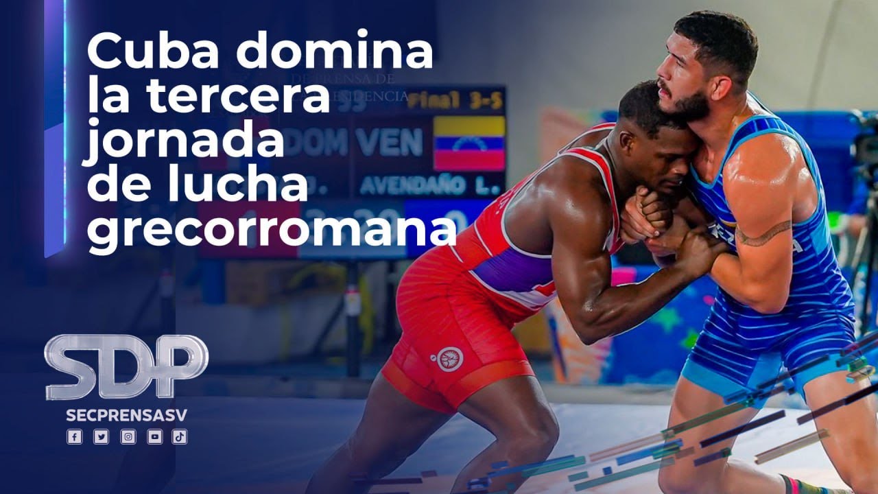 Cuba domina jornada de lucha grecorromana