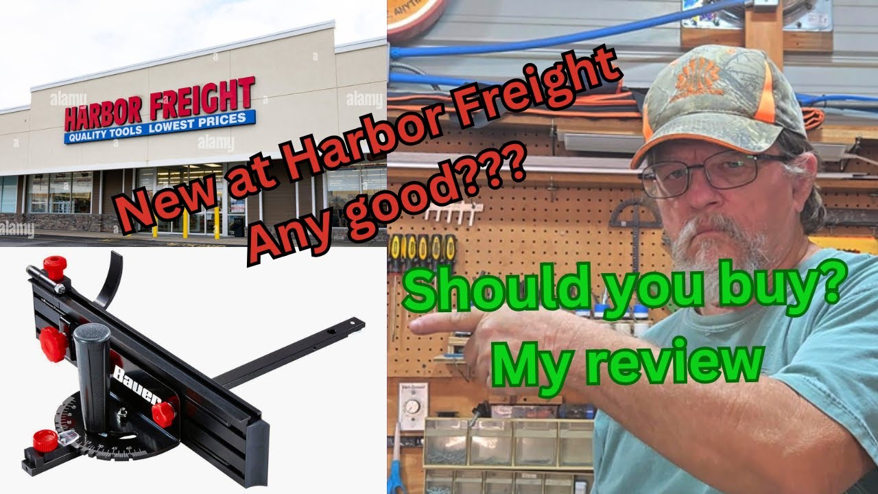 Introducing the brand new Harbor Freight, Bauer miter gauge.