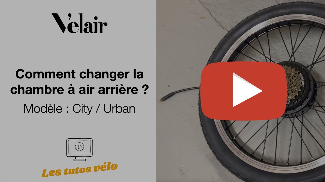 TUTO Velair - Changement chambre à air arrière City Urban