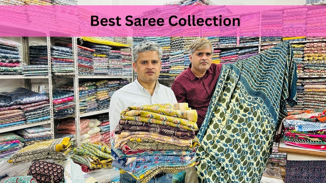 Wholesale 100% pure cotton block print Saree || Chanderi, Maheshwari, Modal Silk #saree silkgram