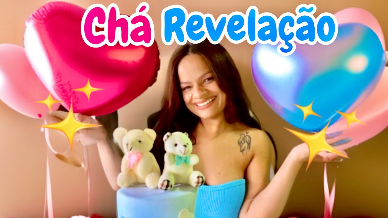 É MENINO 🩵 OU MENINA 🩷 CHÁ REVELAÇÃO EMOCIONANTE - Aline vida de mãe