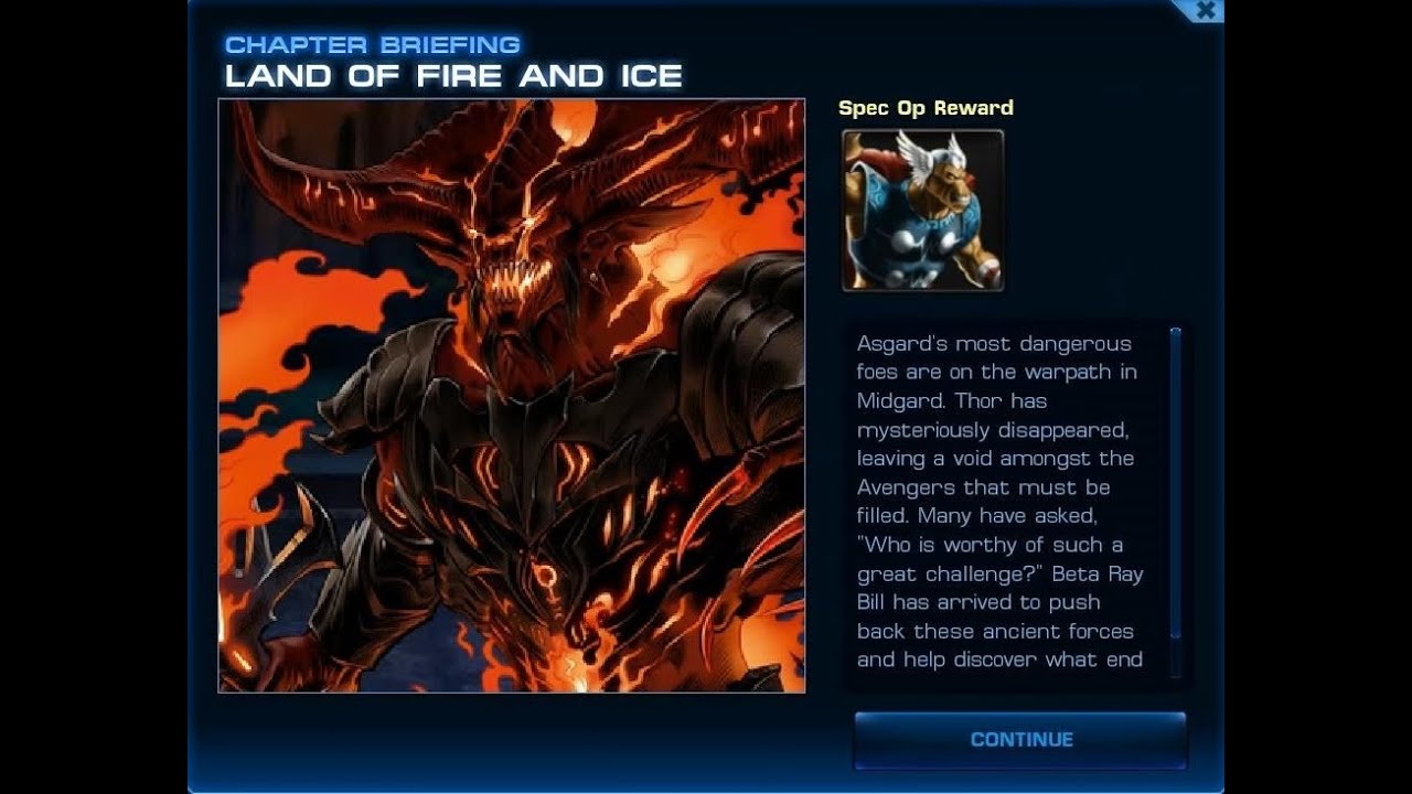 Marvel Avengers Alliance - Special Operation 24: Land of Fire and Ice