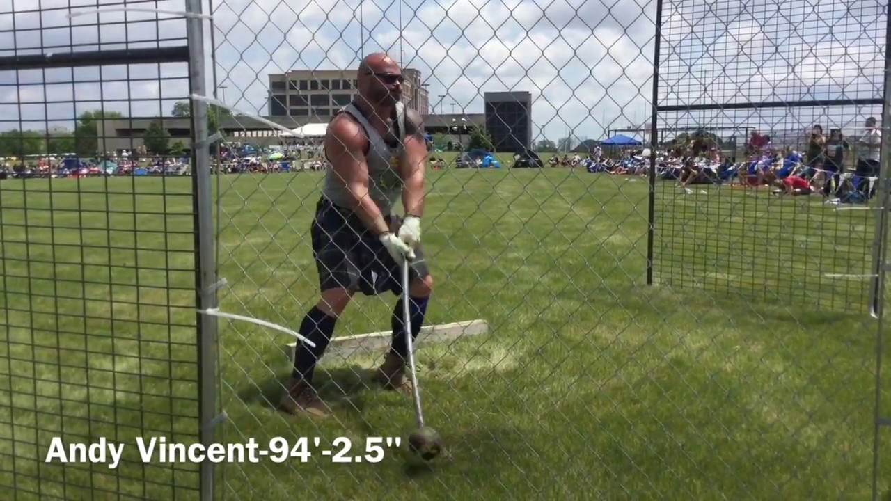 Heavy hammer, Chicago Scots Highland Games, 2017