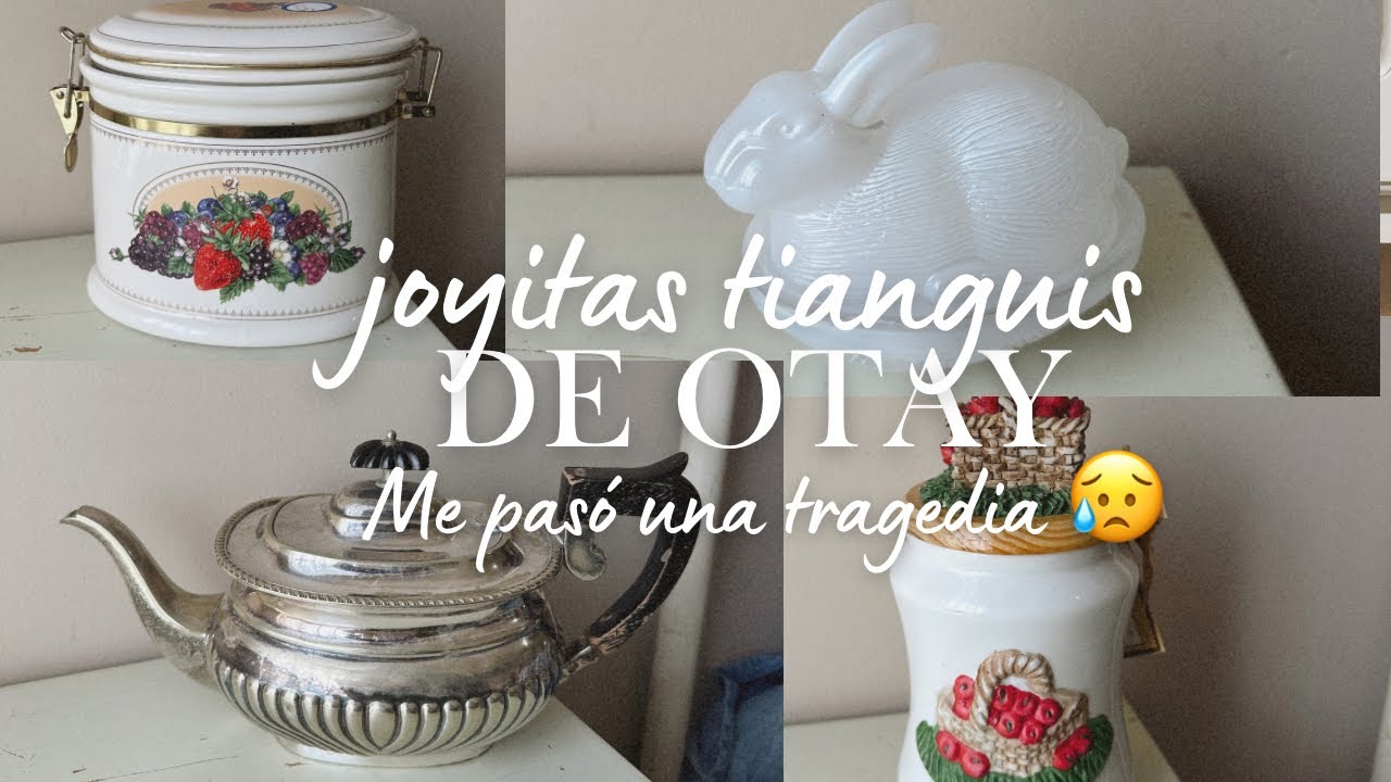 😥 Tragedia en el tianguis, pero aún así encontramos joyitas ✨🪿 | Nataly Guerrero 