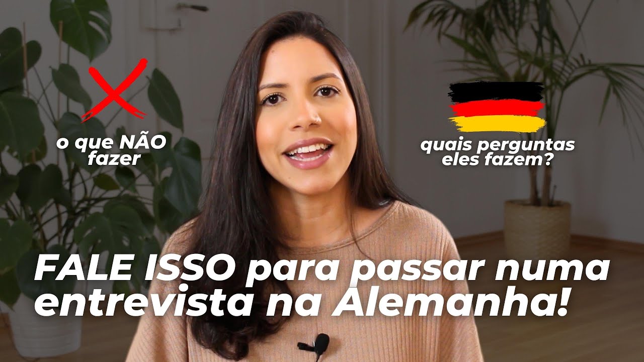 Como PASSAR numa ENTREVISTA na ALEMANHA 🇩🇪