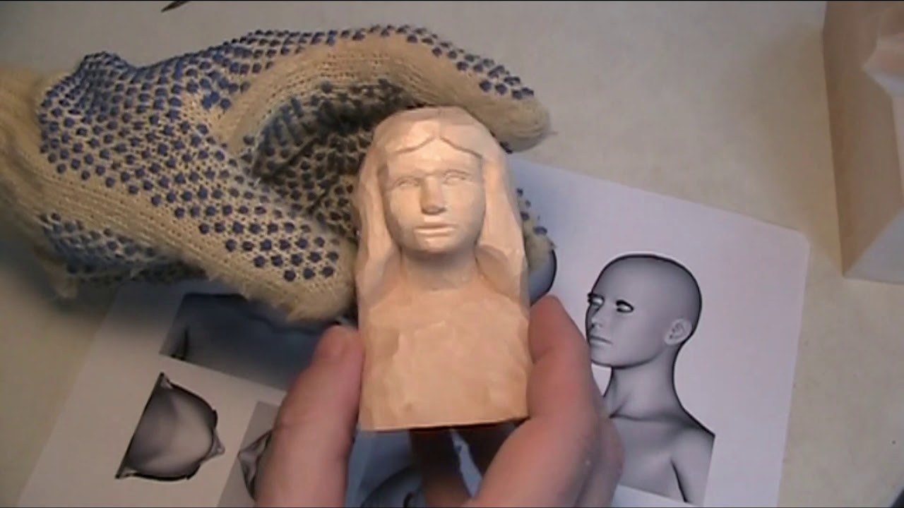 Carving the Female Face part1