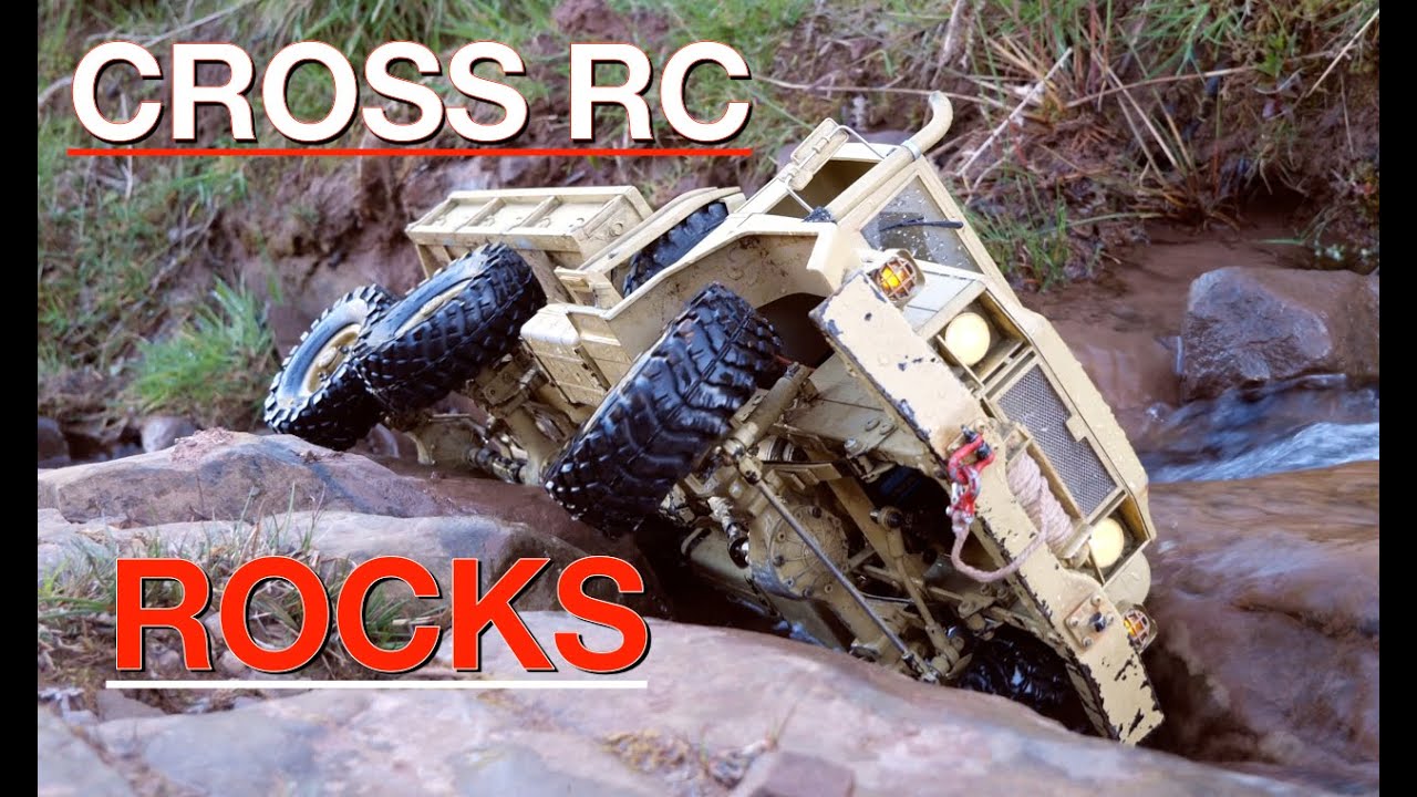 Cross RC - HC6 - MC6  - MC8 - Serious rocky stream climb - These trucks are so capable!!!!!