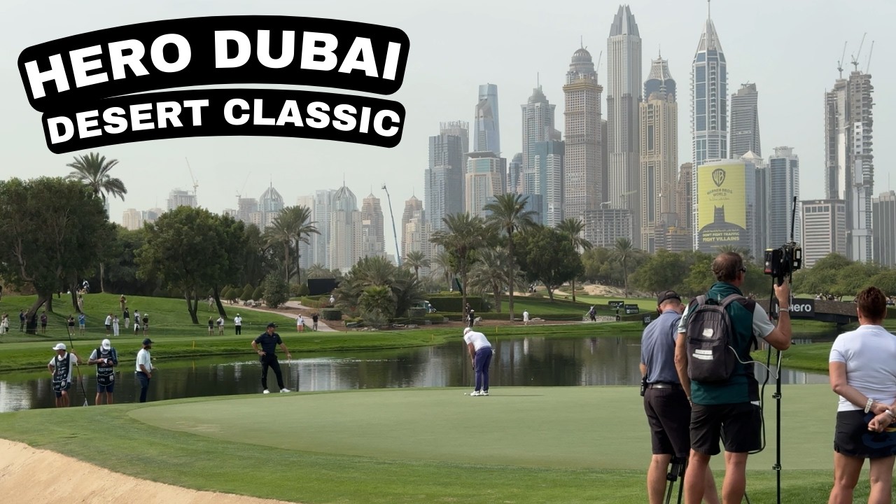 Behind the Scenes at Hero Dubai Desert Classic | Rory McIlroy, Tommy Fleetwood, Tyrrell Hatton