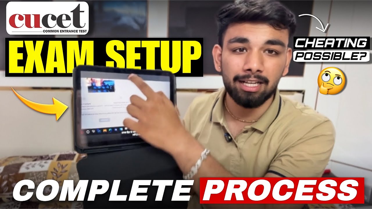 CUCET Exam Kaise Dena Hai?🤔 Cheating Possible?😳 Step-by-Step Guide
