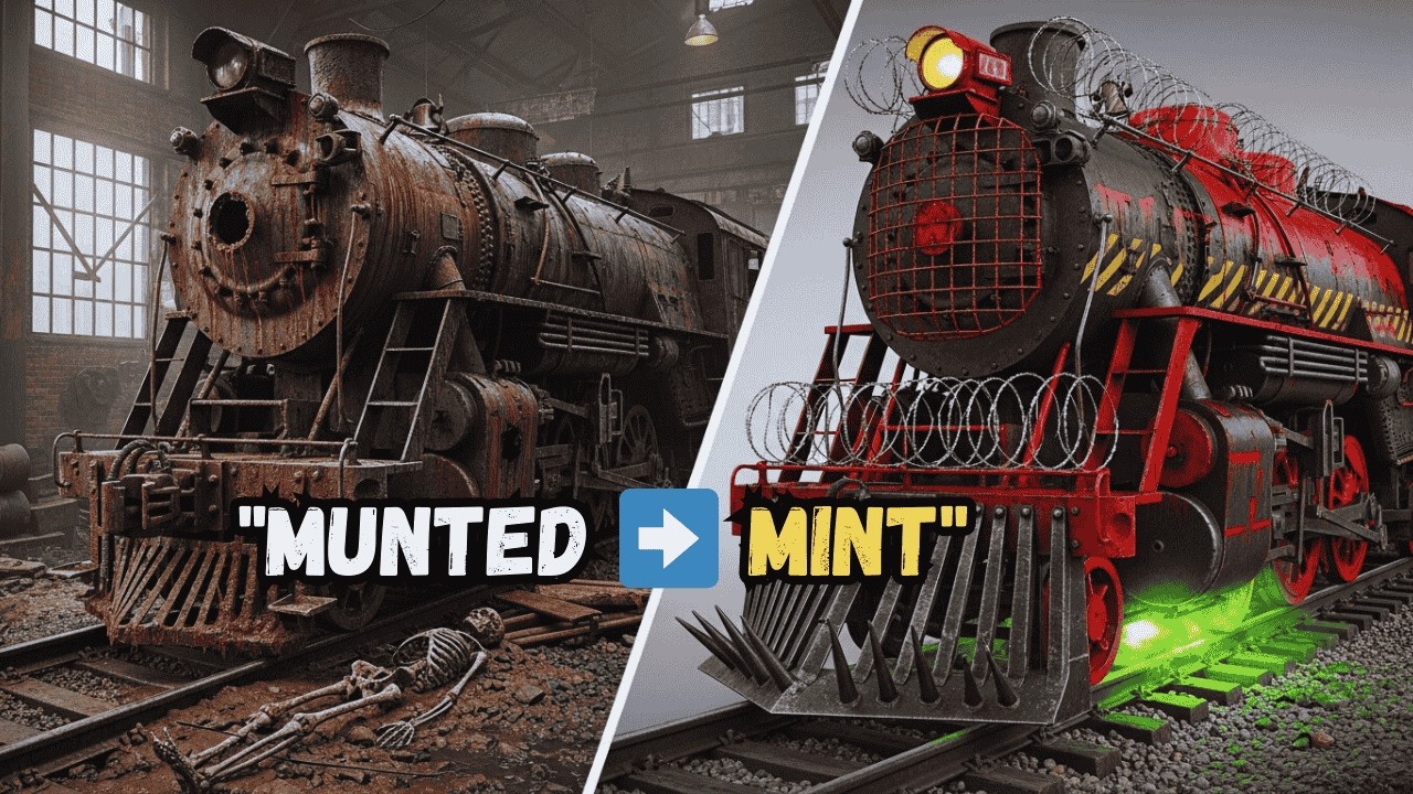 BUILDING THE ULTIMATE ZOMBIE APOCALYPSE TRAIN! Armor & Spikes Upgrade