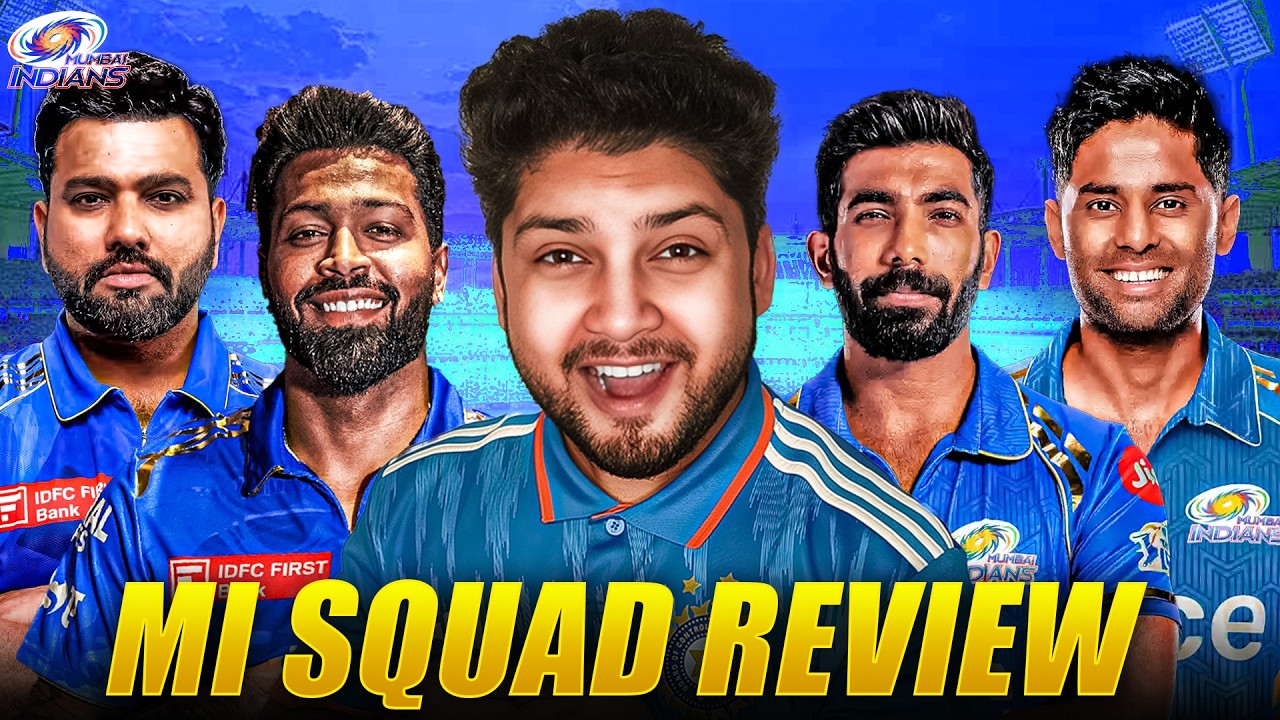 MUMBAI INDIANS SQUAD REVIEW IPL 2026 & PREDICTED PLAYING XI | CAN MUMBAI WIN THEIR 6TH TITLE?