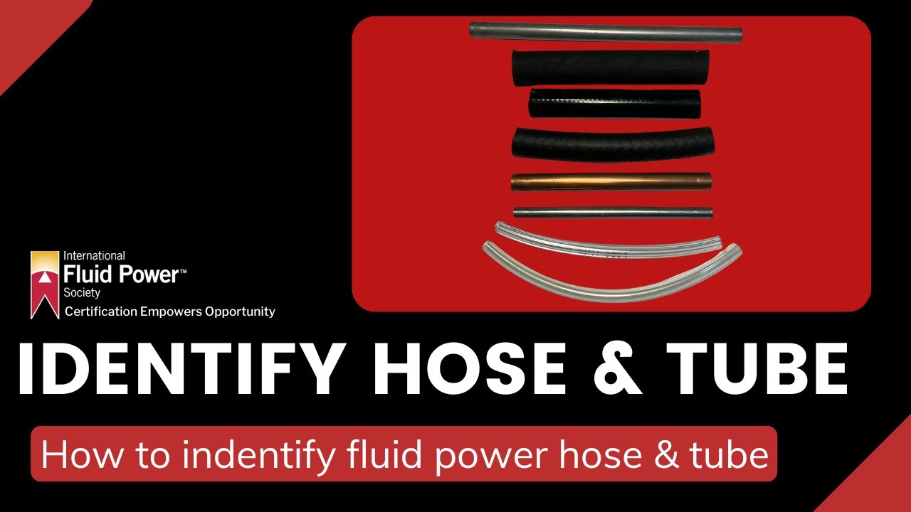 How to identify fluid power hose and tube