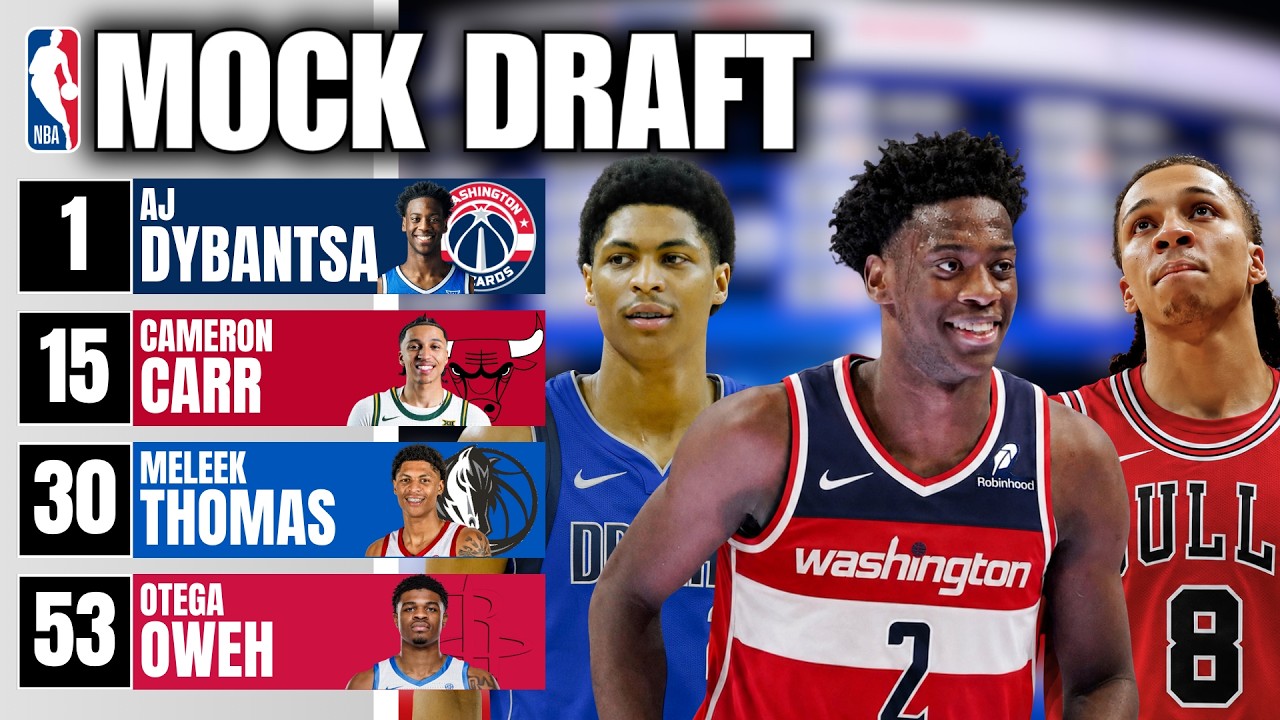 2026 NBA Mock Draft After the Withdrawal Deadline | FULL 2 Rounds