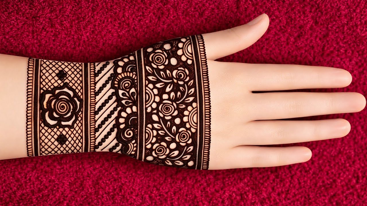 Simple & Beautiful Mehndi Design 