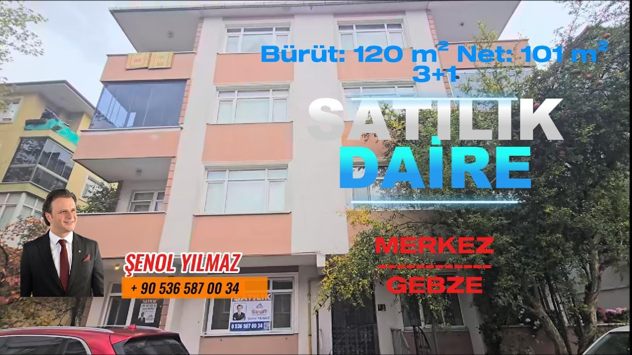 GEBZE MERKEZDE SATILIK 3+1