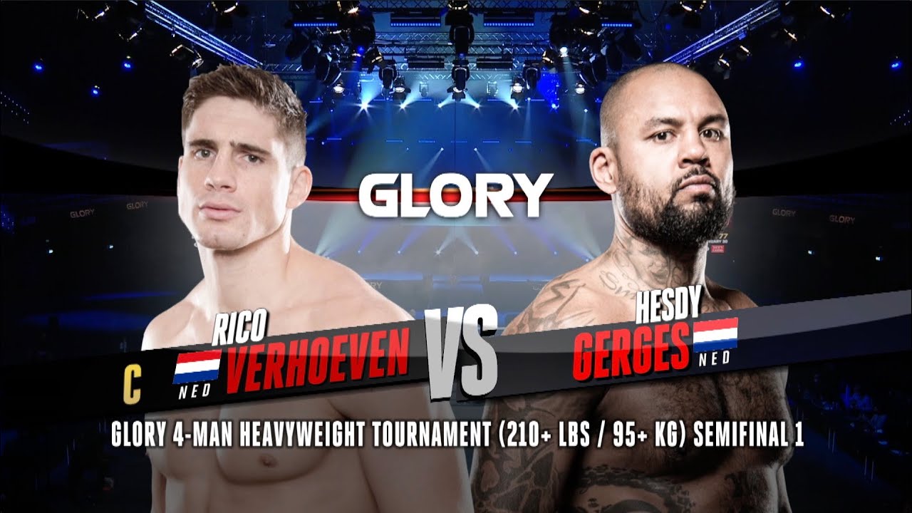 GLORY 77: Rico Verhoeven v Hesdy Gerges