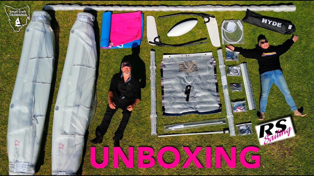 Ep. 53 - UNBOXING & TEST: RS Sailing CAT12 Catamaran