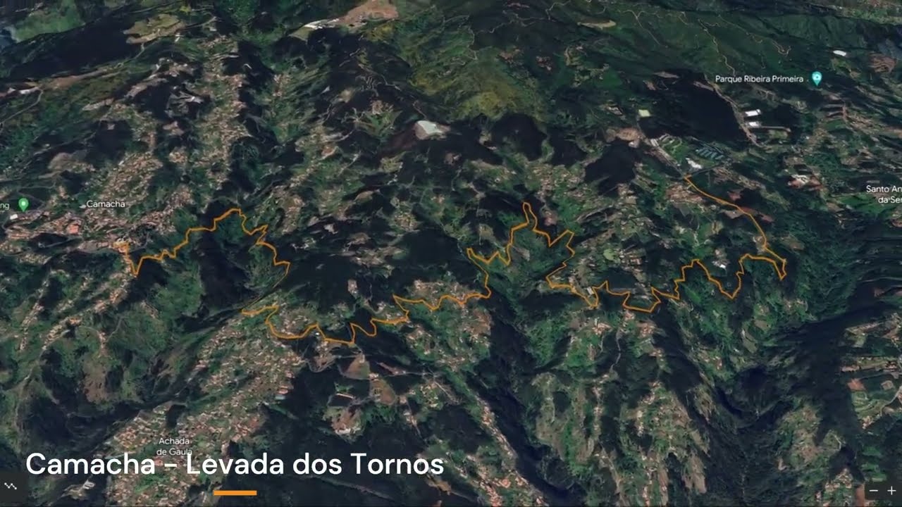 Camacha - Levada dos Tornos Trail Map, Walking&nbsp;in&nbsp;Madeira