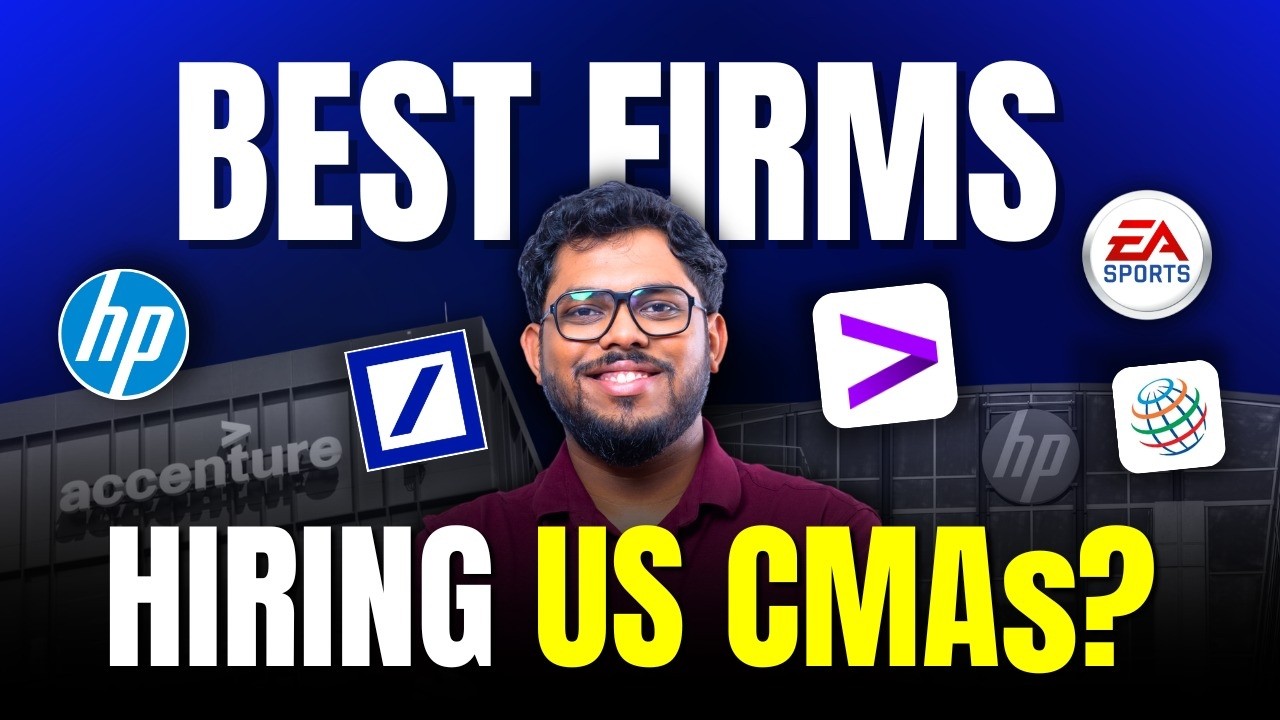 US CMA Jobs in India | Top 10 Companies Hiring | Package of INR 25 to 40 Lakhs