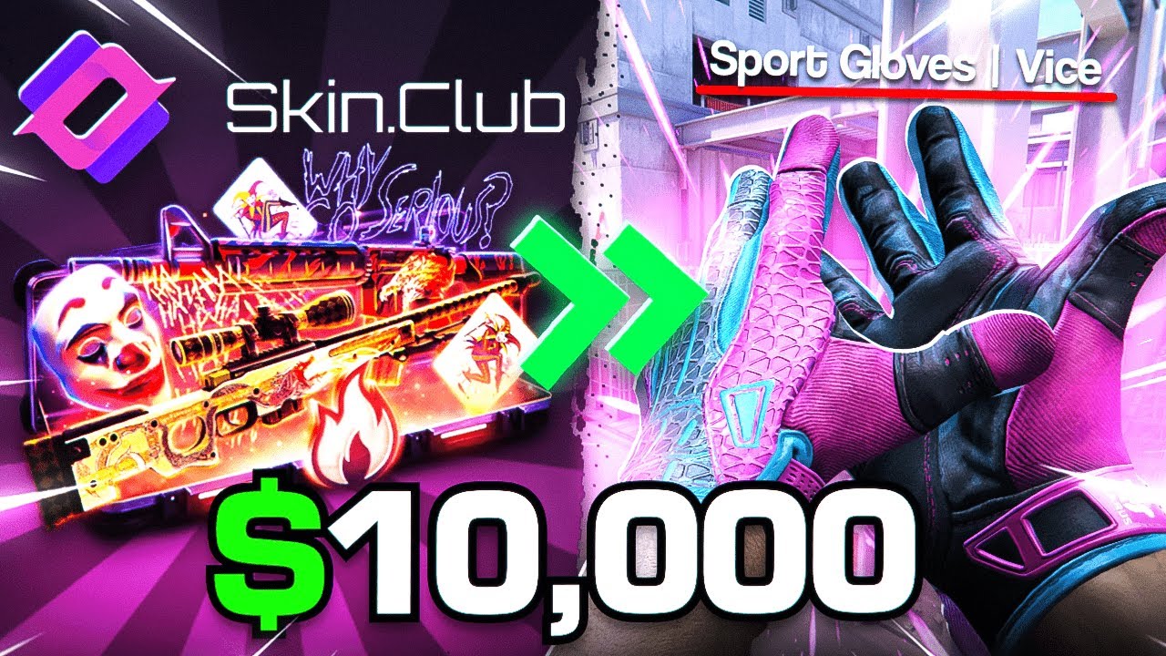 SkinClub Promo Code | $10,000 CRAZY MOVES CASE WIN
