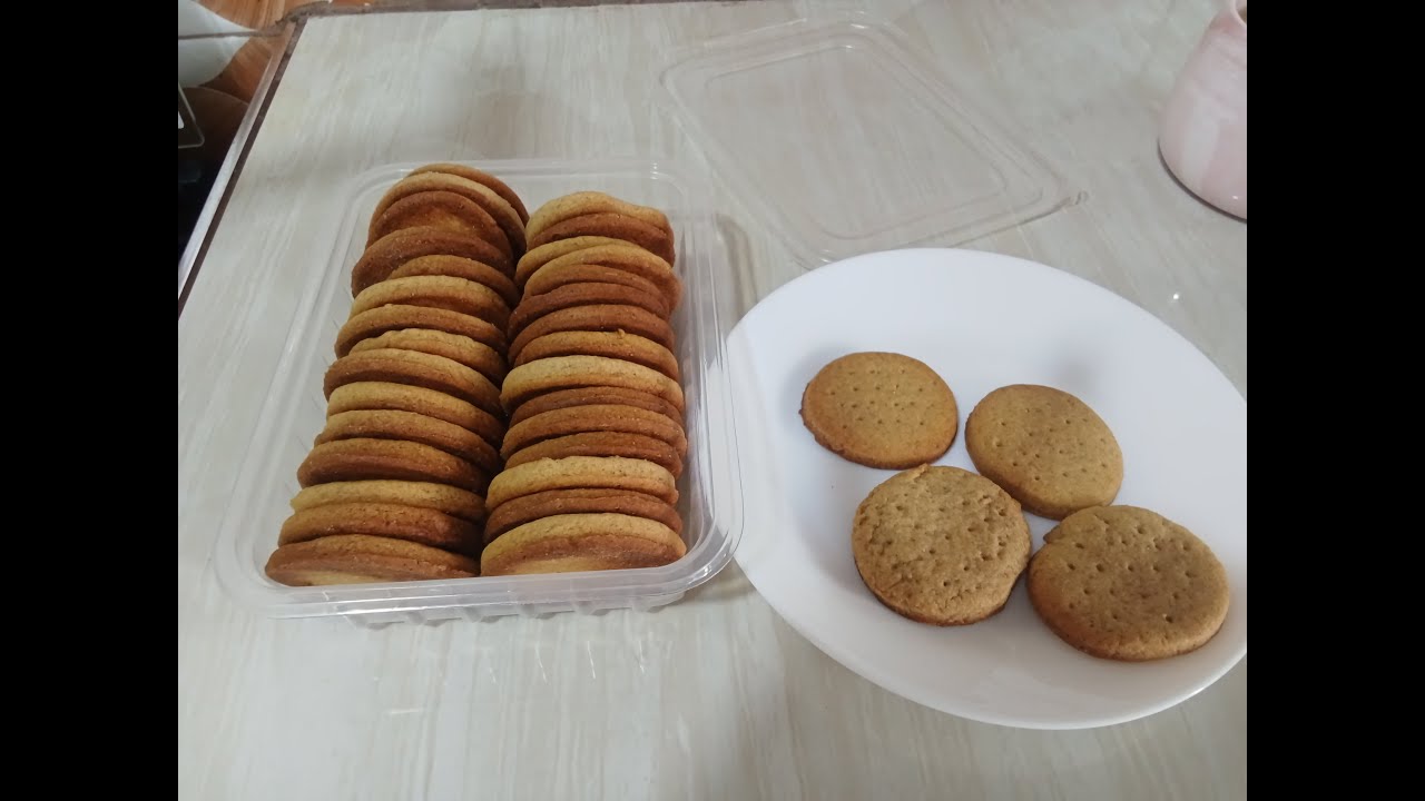 DIGESTIVE BISCUIT RECIPE   HOME MADE HEALTHY ATTA BISCUIT   DIGESTIVE BISCUIT