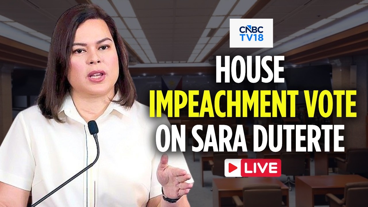 Philippines LIVE: House Plenary Session Votes on Impeachment of VP Sara Duterte | May 11th | N18G