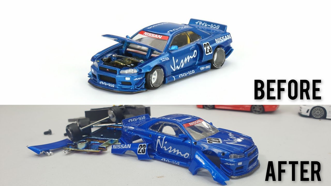 TEARING APART Kaido House x Mini GT Nissan Skyline GT-R R34 Nismo