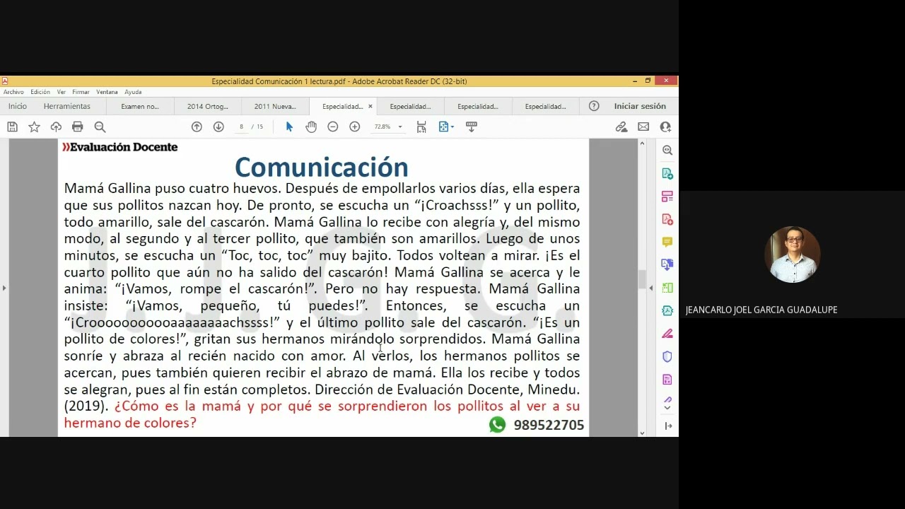 Examen nombramiento 2019 Comunicación