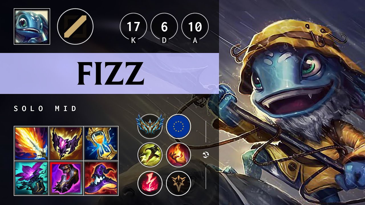 Fizz Mid vs Syndra - EUW Challenger Patch 25.21