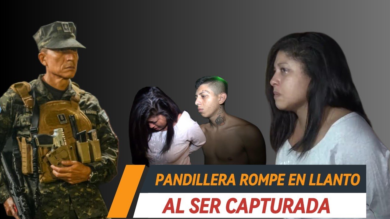 🔴 Pandillera LLORA al ser CAPTURADA en Operativo en San Jacinto.