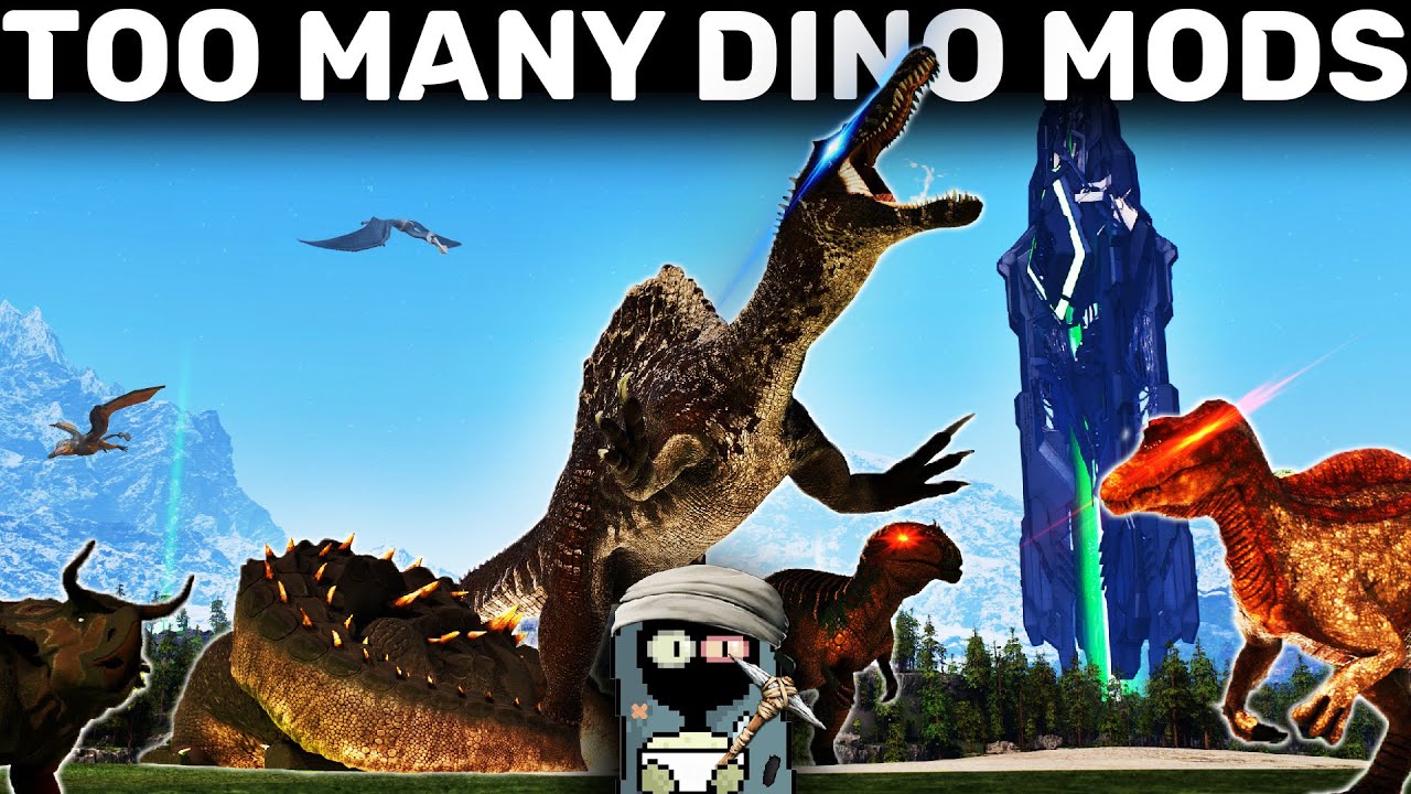 So I Added Too Many Dino Mods - ARK 100 Days