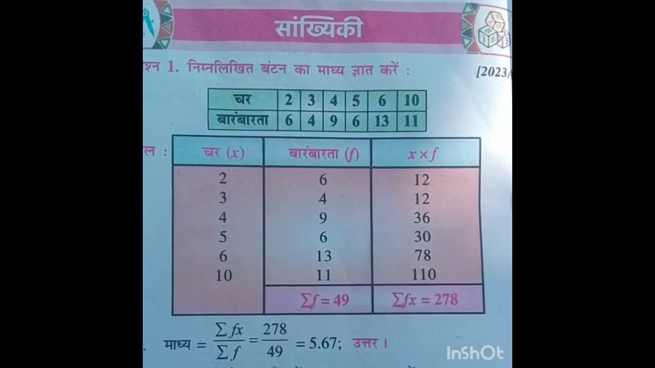Statistics #mathsformula #ganitsolution class10