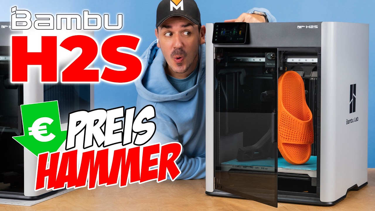 Bambulab H2S | HIGHTECH 3D Drucker jetzt GÜNSTIGER! (H2D Vergleich)