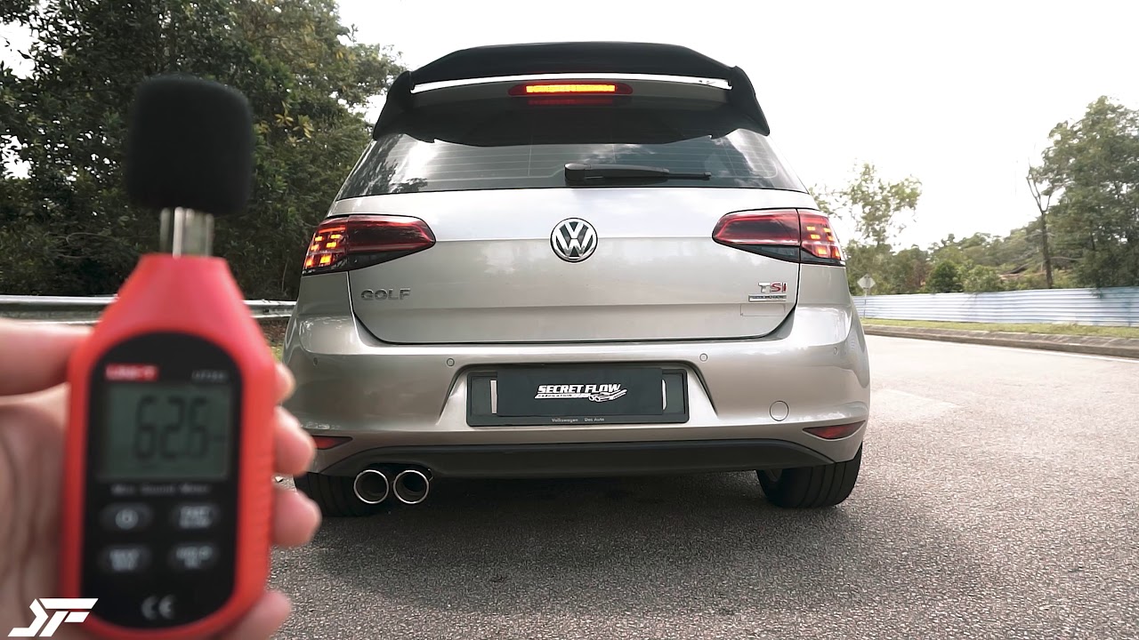 Volkswagen MK7 1.4 TSI Full exhaust system without valvetronic (NO DRONE SOUND TECHNOLOGY)